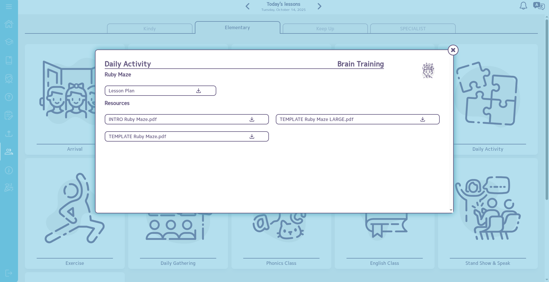 LMS dashboard
